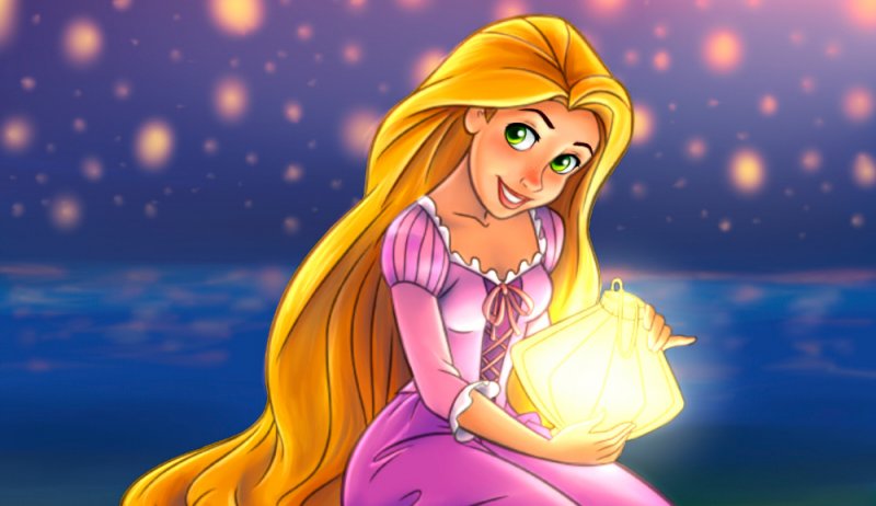 La princesa Rapunzel